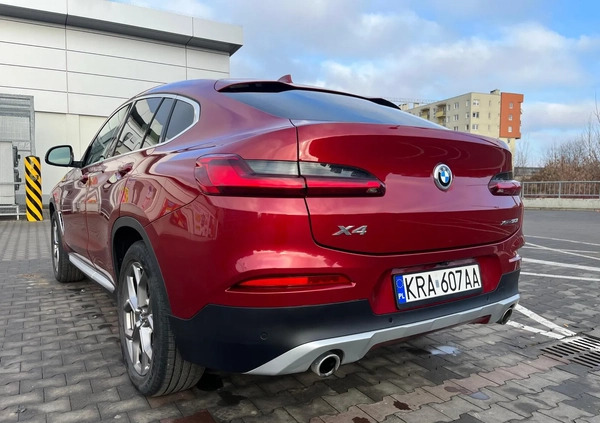 BMW X4 cena 212900 przebieg: 37000, rok produkcji 2021 z Kraków małe 352